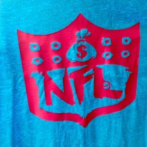 NFL custom tee shirt brand new never worn.